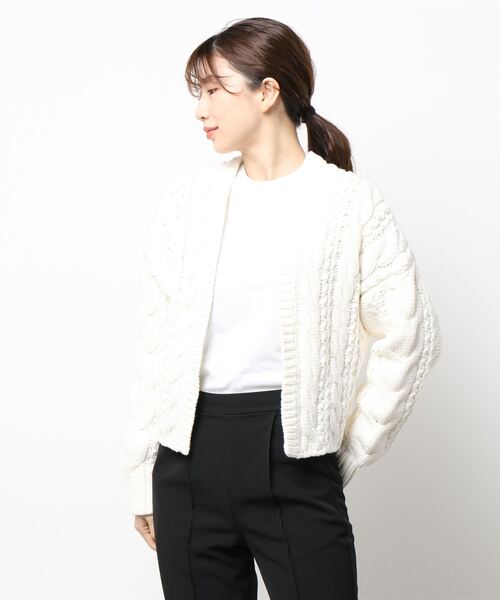 FRAY I.D（フレイ・アイディー） ニットカーディガン FREE ホワイト