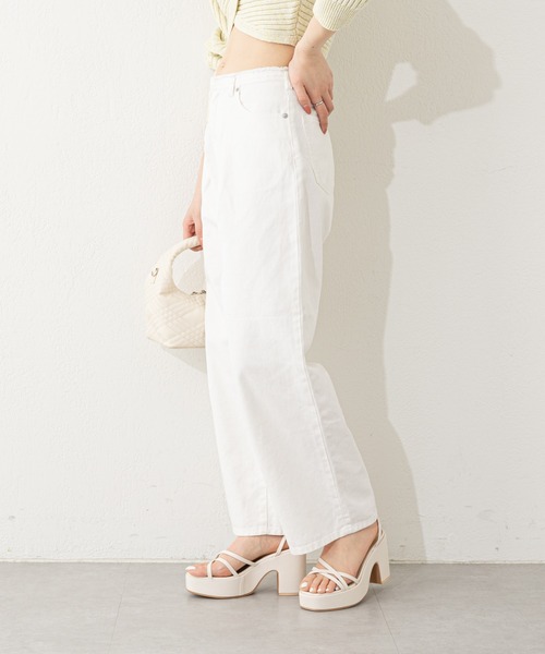 「Chico」 デニムパンツ 0 スカイブルー レディース_画像7