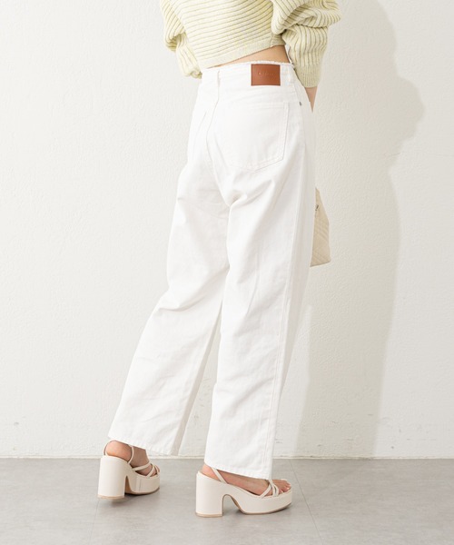 「Chico」 デニムパンツ 0 スカイブルー レディース_画像8