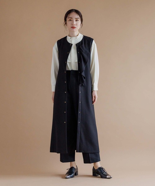 「RAW FUDGE」 ノースリーブワンピース M グレー レディース_画像2