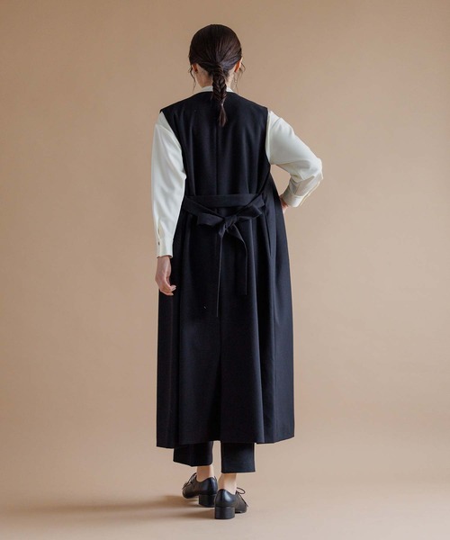 「RAW FUDGE」 ノースリーブワンピース M グレー レディース_画像4