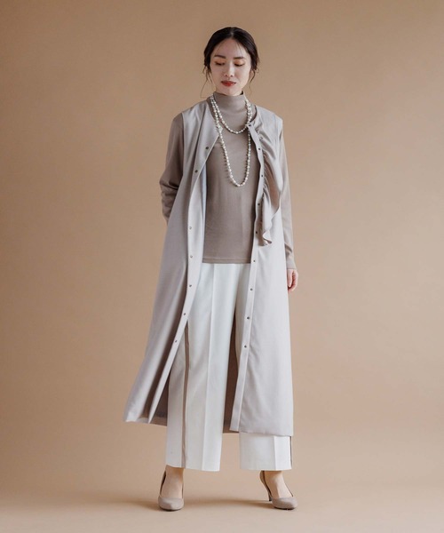 「RAW FUDGE」 ノースリーブワンピース M グレー レディース_画像8