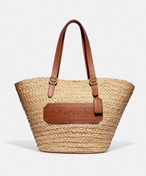 COACH（コーチ） かごバッグ - ベージュ レディース : ZOZOTOWN Yahoo