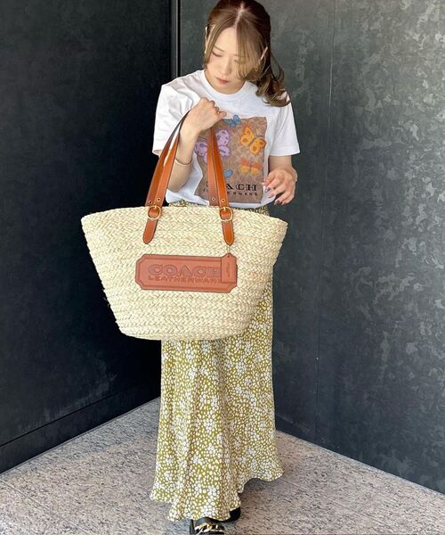 COACH（コーチ） かごバッグ - ベージュ レディース : ZOZOTOWN Yahoo