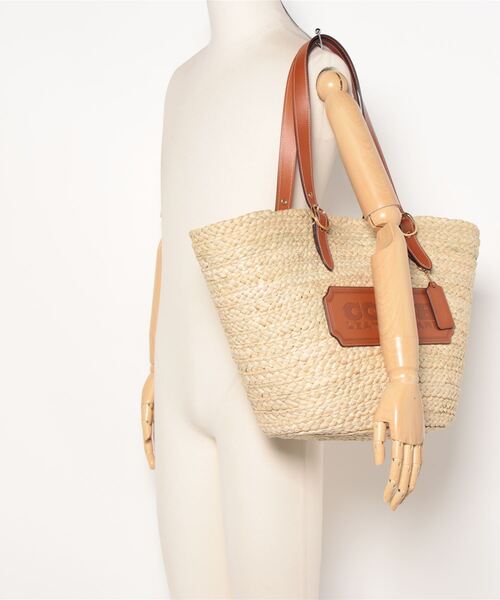 COACH（コーチ） かごバッグ - ベージュ レディース : ZOZOTOWN Yahoo
