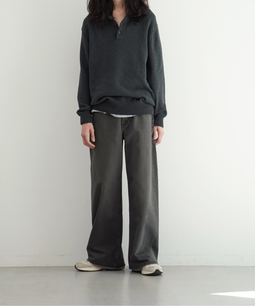 Fax Copy Express ジーンズ FAX COPY EXPRESS Vintage washed brown