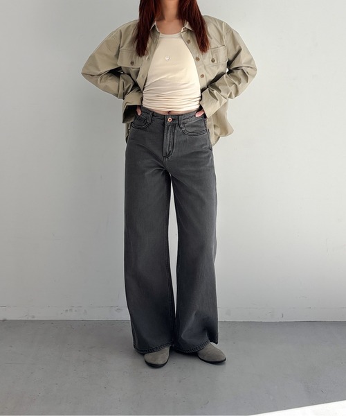 Fax Copy Express ジーンズ FAX COPY EXPRESS Vintage washed brown