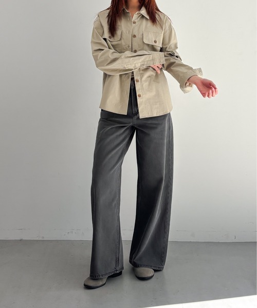 Fax Copy Express ジーンズ FAX COPY EXPRESS Vintage washed brown
