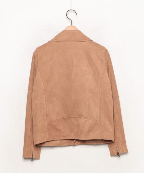 Urban Research ベージュ レザージャケット URBAN RESEARCH（アーバンリサーチ） 36 レディース ライダース