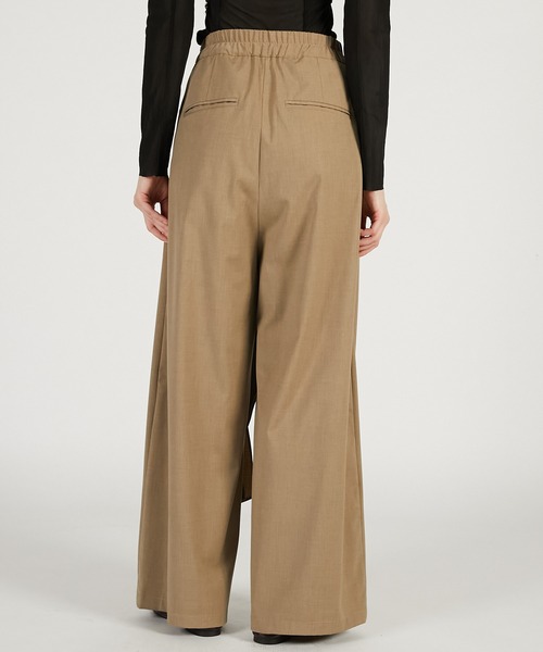 パンツ 「Pre-Order」ウェーブドレープパンツ / Wave Drape Pants レディースの画像