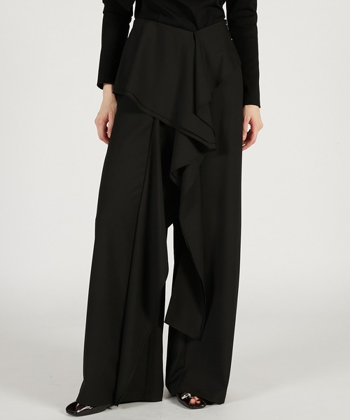 パンツ 「Pre-Order」ウェーブドレープパンツ / Wave Drape Pants レディースの画像