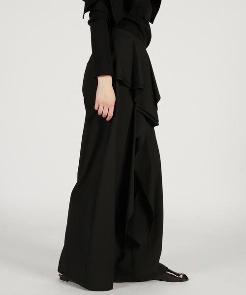 パンツ 「Pre-Order」ウェーブドレープパンツ / Wave Drape Pants レディースの画像