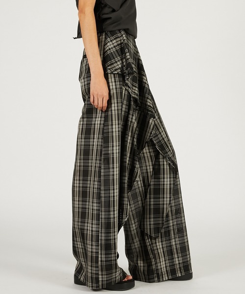パンツ 「Pre-Order」ウェーブドレープパンツ / Wave Drape Pants レディースの画像