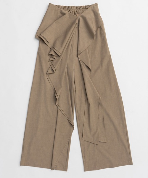 パンツ 「Pre-Order」ウェーブドレープパンツ / Wave Drape Pants レディースの画像