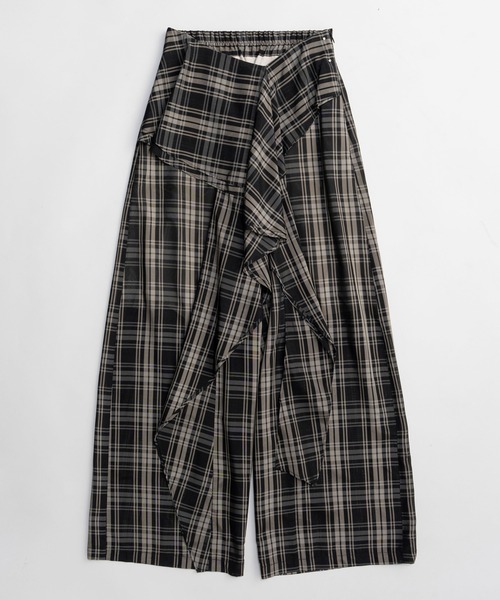 パンツ 「Pre-Order」ウェーブドレープパンツ / Wave Drape Pants レディースの画像