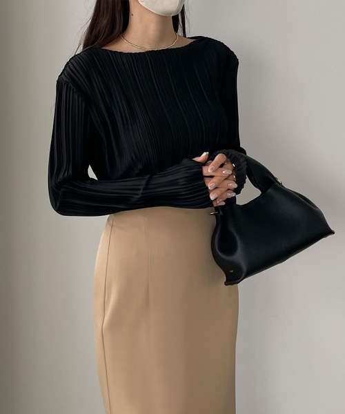 「Louere」 長袖カットソー SMALL ブラック レディース_画像2