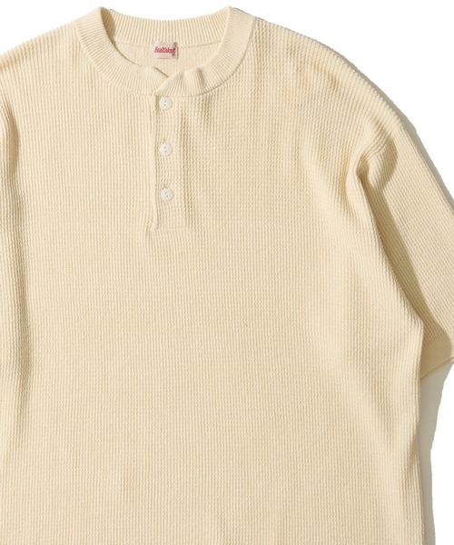 Healthknit（ヘルスニット） ヘンリーネック tシャツ 「Healthknit