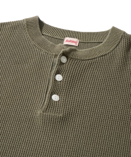 Healthknit（ヘルスニット） ヘンリーネック tシャツ 「Healthknit