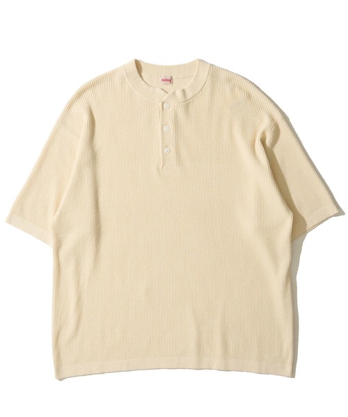 Healthknit（ヘルスニット） ヘンリーネック tシャツ 「Healthknit