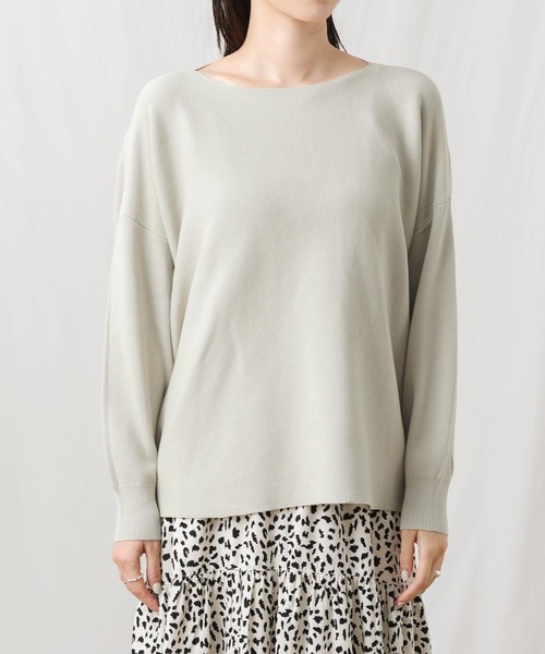 「Gready Brilliant」 長袖ニット FREE ライトグレー レディース_画像2