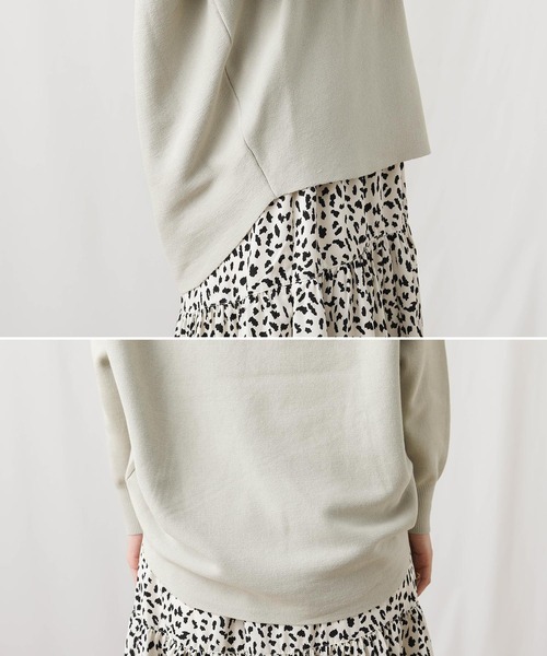 「Gready Brilliant」 長袖ニット FREE ライトグレー レディース_画像5