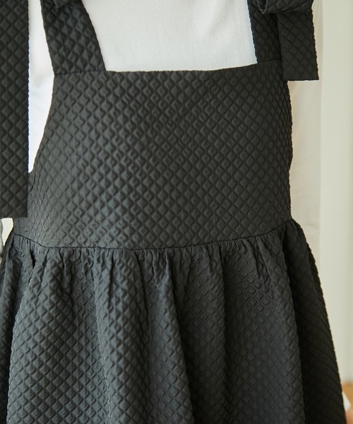 「M y u」 ノースリーブワンピース FREE ブラック レディース_画像7