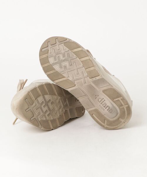 「+diana」 ローカットスニーカー 24.0cm ベージュ レディース_画像3