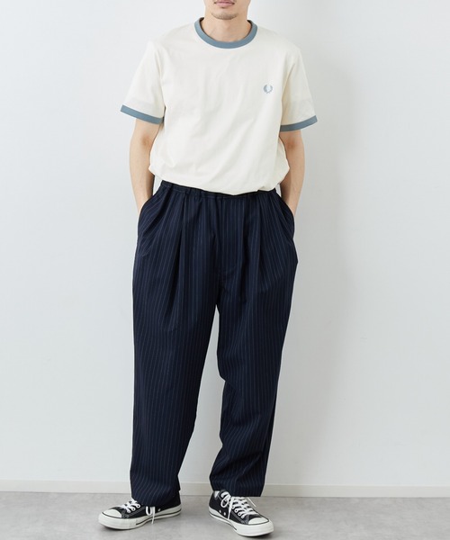 FRED PERRY（フレッドペリー） tシャツ 別注 ワンポイントロゴ刺繍