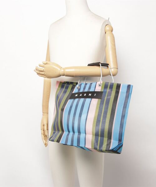 「MARNI MARKET」 ハンドバッグ FREE ブルー レディース_画像6