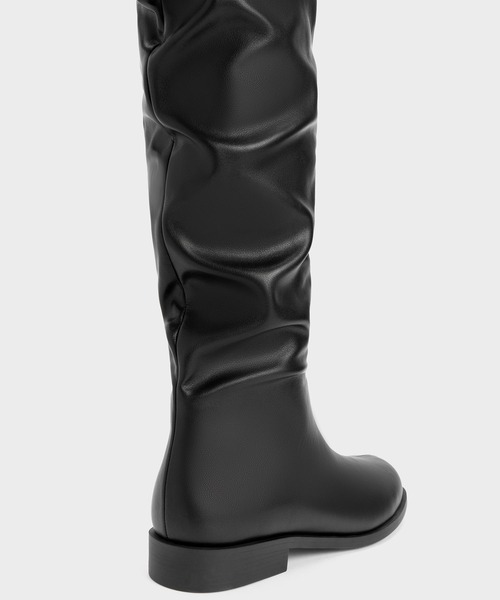 「CHARLES & KEITH」 ロングブーツ 25cm ブラック系その他2 レディース_画像3