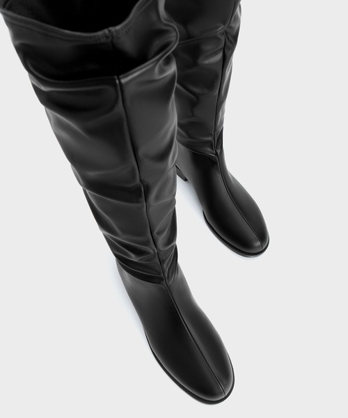 「CHARLES & KEITH」 ロングブーツ 25cm ブラック系その他2 レディース_画像4