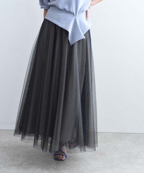 「Eimee Law」 スカート 38 ダークネイビー レディース_画像3