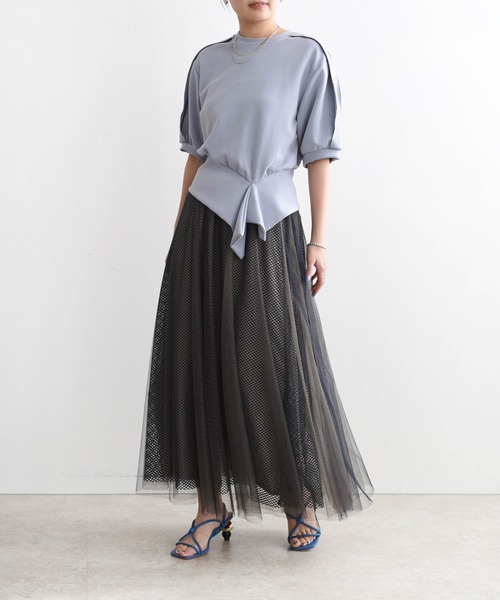 「Eimee Law」 スカート 38 ダークネイビー レディース_画像4