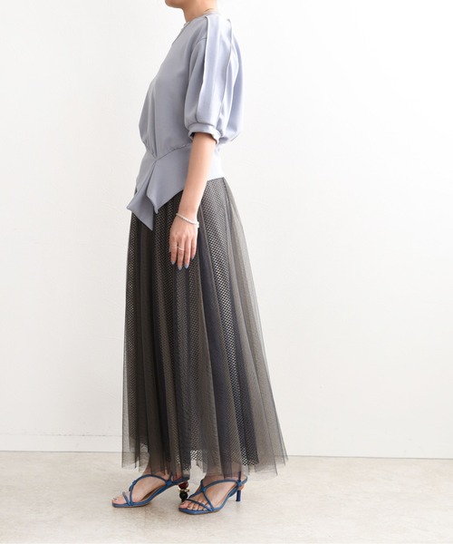 「Eimee Law」 スカート 38 ダークネイビー レディース_画像5