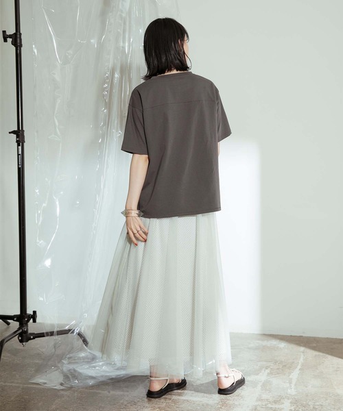 「Eimee Law」 スカート 38 ダークネイビー レディース_画像8