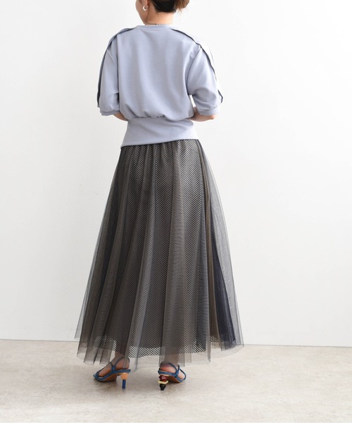 「Eimee Law」 スカート 38 ダークネイビー レディース_画像9