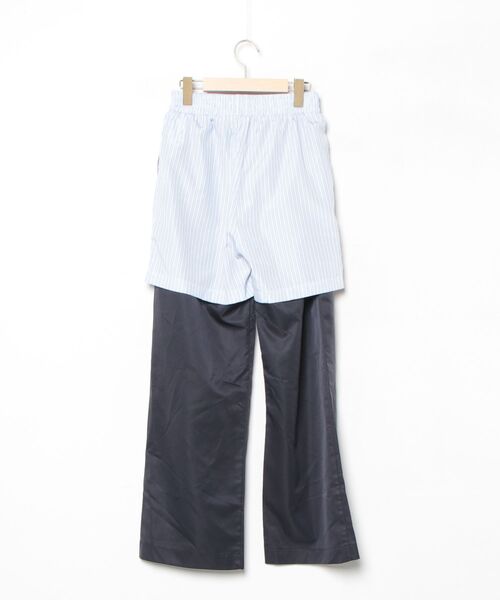 「duei」 イージーパンツ FREE ネイビー レディース_画像2