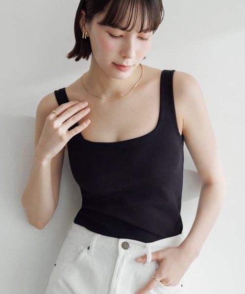 「BAMBI WATER」 ノースリーブトップス X-LARGE ブラック レディース_画像4