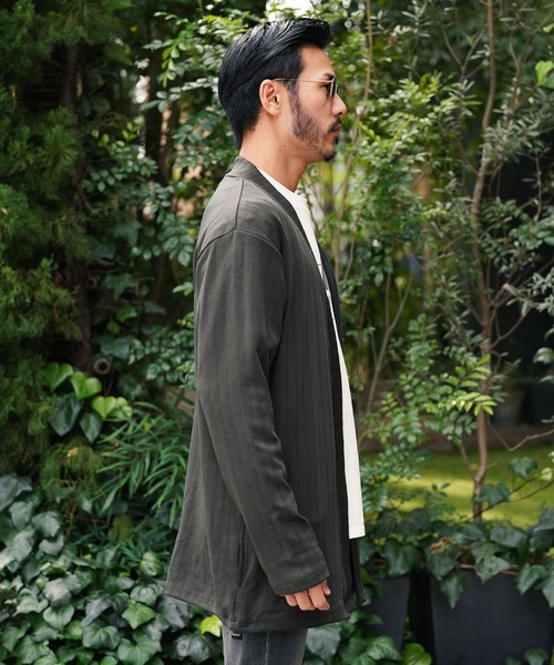 「JIGGYS SHOP」 カーディガン LARGE ブラック メンズ_画像3