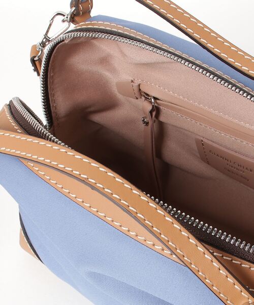 「GIANNI CHIARINI」 2WAYバッグ MEDIUM ブルー レディース_画像7