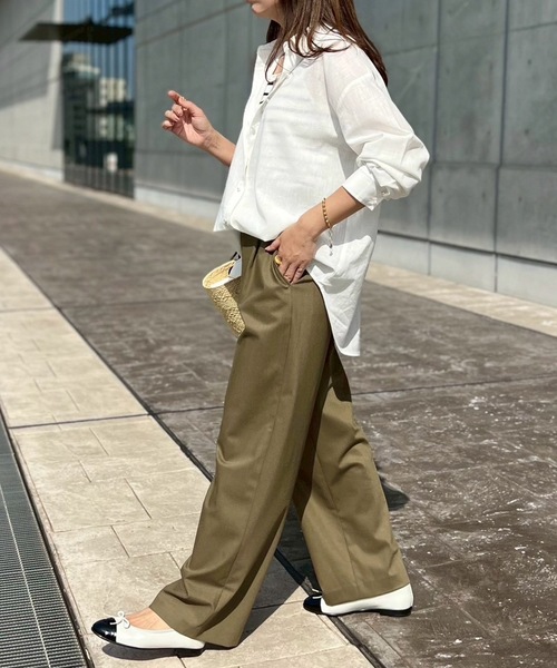 Emma Taylor（エマテイラー） リネンシャツ ブラウス シャツ 「日焼け