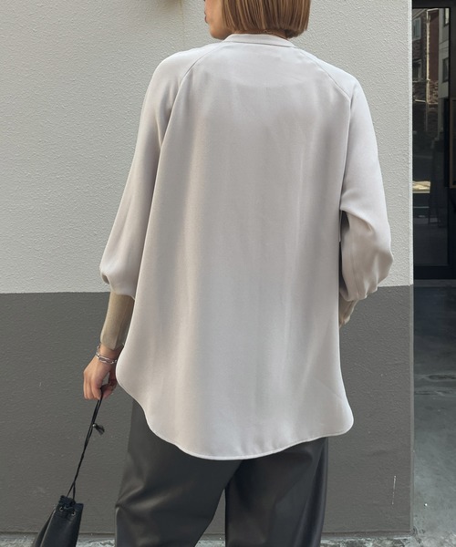 「Audrey and John Wad」 長袖ブラウス FREE アイボリー レディース_画像5