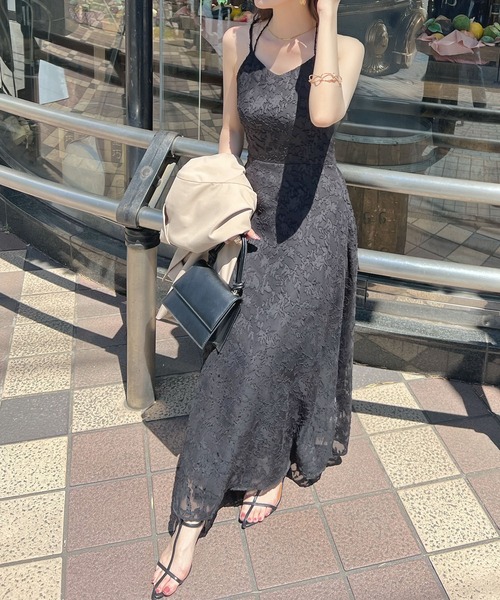 「Futier land」 キャミソールワンピース LARGE ライトブルー レディース_画像2