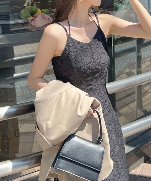 「Futier land」 キャミソールワンピース LARGE ライトブルー レディース_画像4