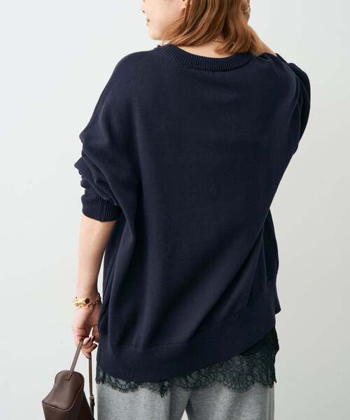 【美品】ミューズドゥーズィエムクラス　フェレットウール　長袖　ニット　セーター modescape_rc-itnuwcmfbd84-kbju