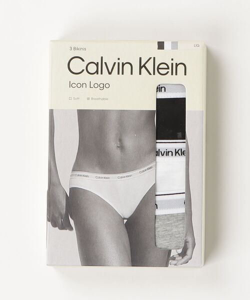 トミー　カルバンクラインショーツ６枚　ゴールド３枚、エンボスゴム３枚 Calvin Klein（カルバン・クライン） ショーツ 「3枚セット」ICON