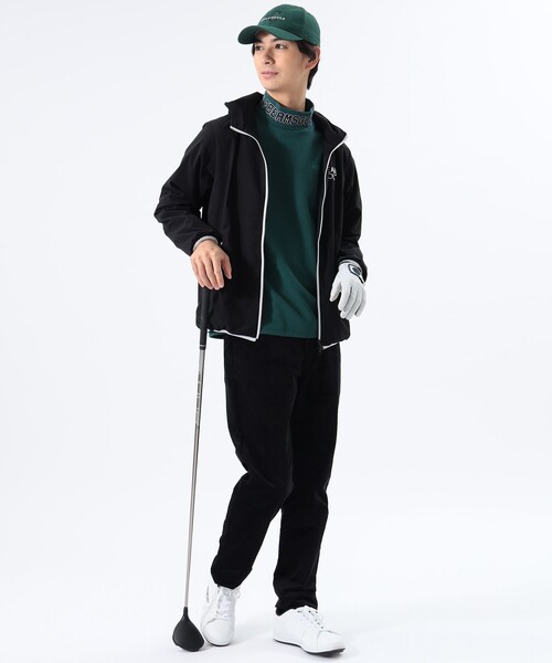 「BEAMS GOLF」 ブルゾン LARGE ネイビー メンズの画像