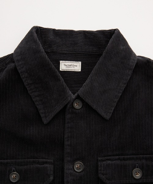 「THE CRAFT CREW PRODUCTS」 コーデュロイジャケット L スミクロ メンズ_画像4