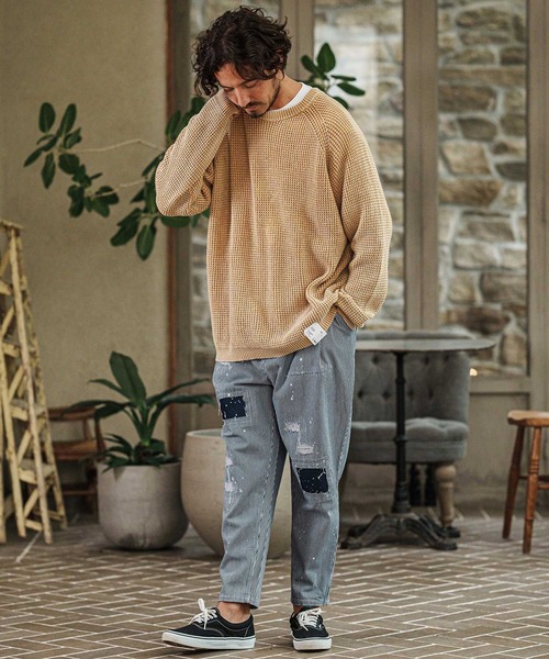 「CAMBIO」 パンツ M ネイビー メンズの画像