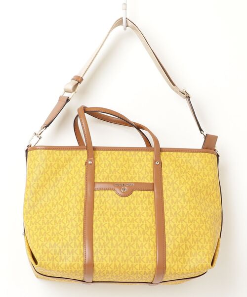 「MICHAEL KORS」 2WAYバッグ FREE イエロー レディース
